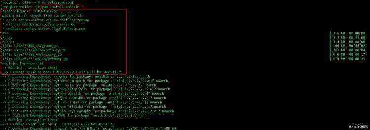 Ansible之controller主机安装Ansible