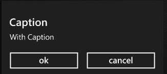 Windows Phone 弹出窗口实现方案