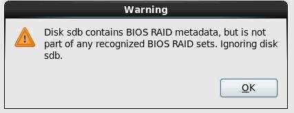 解决CentOS 6.4系统中sda磁盘包含BIOS RAID元数据的问题及专业应对策略