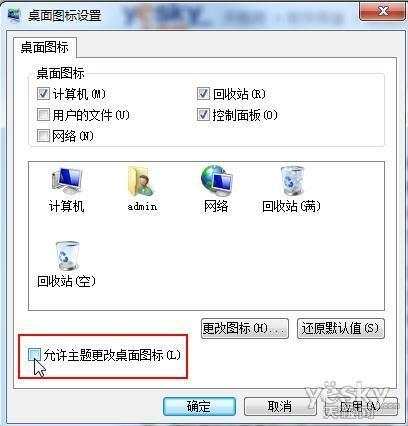 《计算机个性化桌面后总是恢复,Win7切换主题导致个性化桌面图标失效恢复初始的解决方法...》