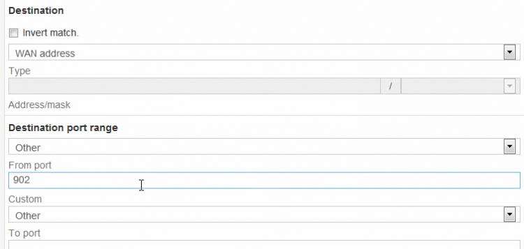 VMWare  ESXi6.7&＃43;pfsense2.3.4&＃xff0c;管理IP基于NAT转发