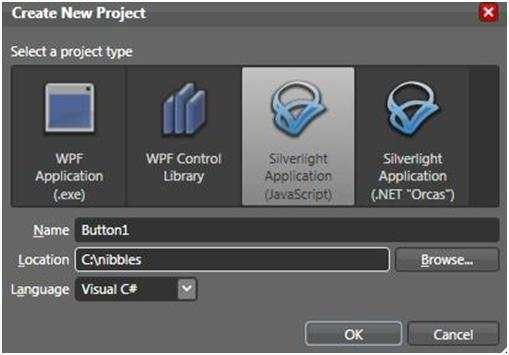 Nibblestutotials.net教程 – Blend  Silverlight1系列之Button Basic