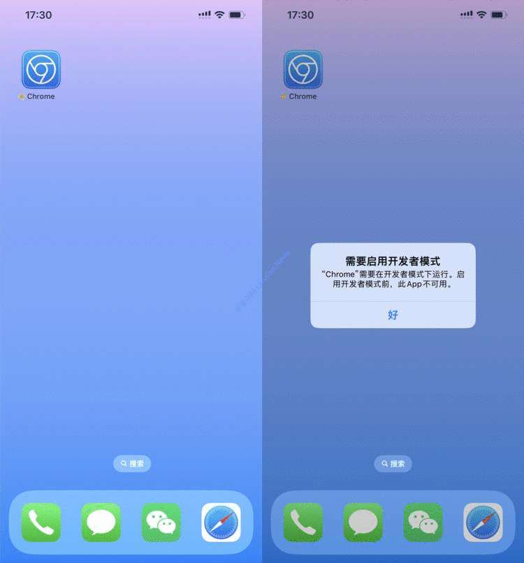 iOS 16增加开发者模式 安装TF版谷歌浏览器还必须开启开发者模式