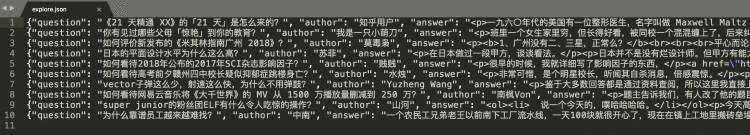 python爬取知乎发现文件存储[txt，json，csv，mongodb]